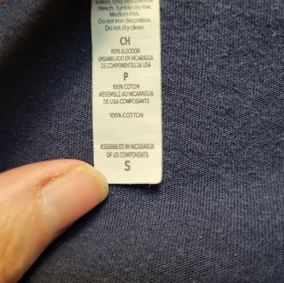 Bella Canvas Women's Blue and White Fitted Graphic Tee - Size XS - Picture 4 of 4